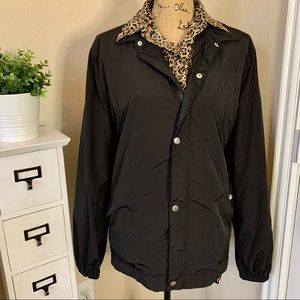 LF SEEK the Label : Black Weather Resistant Jacket